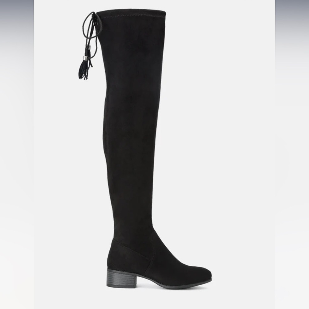 NWT London Rag Black Over-the-Knee Women's Boots